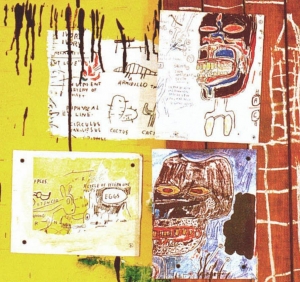 A 1985 work by Jean-Michel Basquiat.
