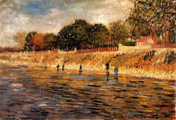 Banks of the Seine, by Vincent Van Gogh