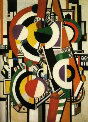 Works by Fernand Leger will be included in the sale. Pictured: Leger&#039;s &#039;Discs.&#039;