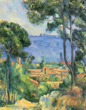 Paul Cezanne&#039;s &#039;Vue sur L&#039;Estaque et Le Château d&#039;If.&#039; 