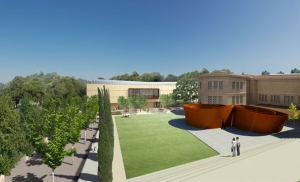 A rendering of the Anderson Collection at Stanford University.