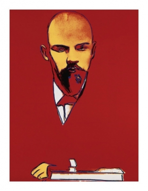 Andy Warhol&#039;s &#039;Red Lenin,&#039; 1987.