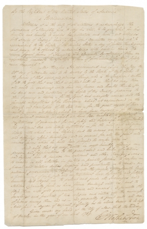 George Washington&#039;s Thanksgiving Proclamation.