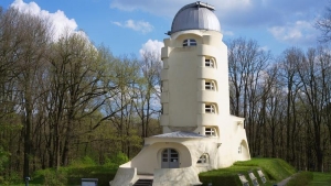 The Einstein Tower in Potsdam, Germany, is among the structures that will benefit from a Getty Foundation Keeping It Modern conservation grant.