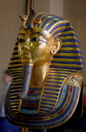 Tutankhamen&#039;s burial mask.