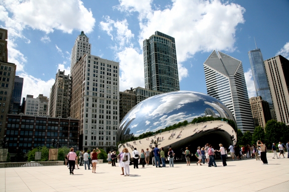 Anish Kapoor&#039;s &#039;Cloud Gate,&#039; Chicago.