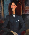 Amedeo Modigliani, Jean Cocteau, 1916. Oil on canvas. The Henry and Rose Pearlman Foundation, on long-term loan to the Princeton University Art Museum. Photo Bruce M. White (L.1988.62.18).