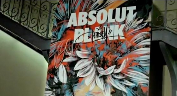 Absolut Vodka uses artists as a way of advertising their brand