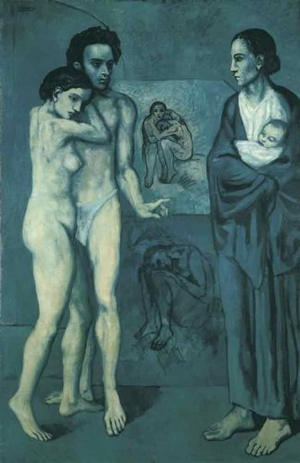 Pablo Picasso&#039;s &#039;La Vie,&#039; 1903. Oil on canvas, 197 x 129 cm. Cleveland Museum of Art, Gift of the Hanna Fund 1945.24. 