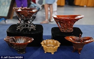 Magic find: Thought to be from the late 17th Century, this set of five cups was valued at between $1m and $1.5m