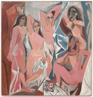 Pablo Picasso&#039;s &#039;Les Demoiselles d&#039;Avignon,&#039; 1907.