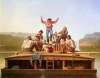 George Caleb Bingham's The Jolly Flatboatmen