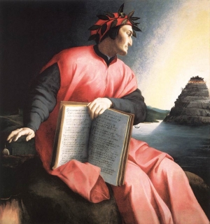 Bronzino&#039;s portrait of Dante Alighieri.