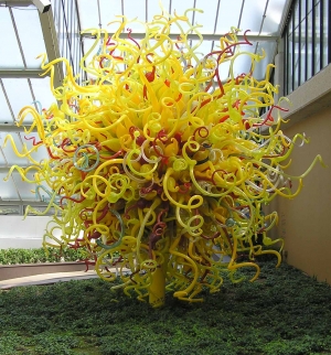 A Dale Chihuly sculpture at Kew Gardens.