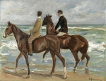 Max Lieberman&#039;s &#039;Two Riders on the Beach,&#039; 1901.
