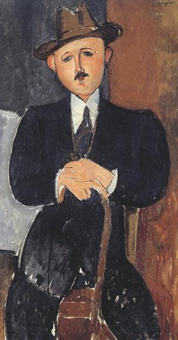Amedeo Modigliani&#039;s &#039;Man Seated with a Cane.&#039;