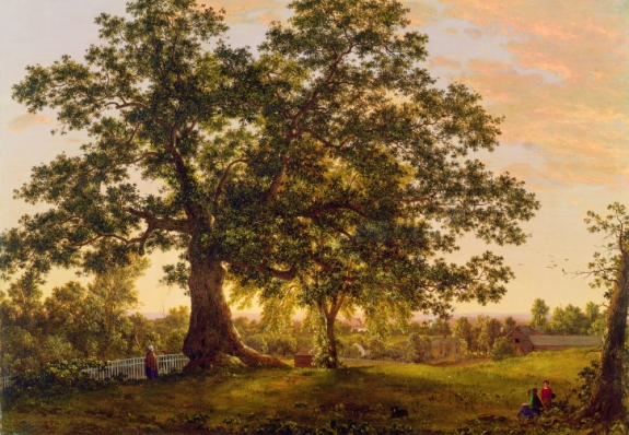 Frederic Edwin Church&#039;s &#039;The Charter Oak at Hartford,&#039; 1846.