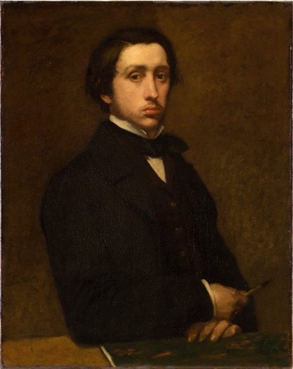 A self-portrait by Edgar Degas.