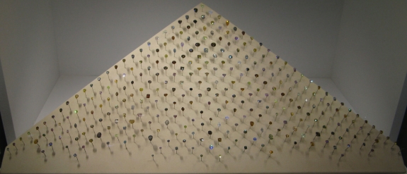 The Aurora Pyramid of Hope Diamonds.