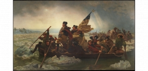 Emanuel Gottlieb Leutze&#039;s &#039;Washington Crossing the Delaware,&#039; 1851.