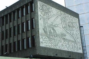 Pablo Picasso&#039;s mural &#039;The Fisherman&#039; (1970) was the only work left unharmed after the Oslo attack.