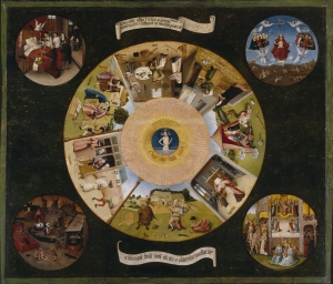 Hieronymus Bosch&#039;s &#039;The Seven Deadly Sins.&#039;