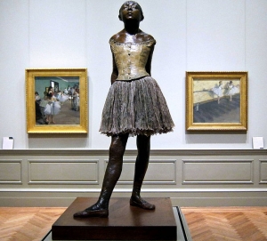 Edgar Degas&#039; &#039;Petite danseuse de quatorze ans&#039; at the Metropolitan Museum of Art.