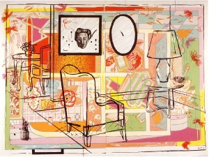 Howard Arkley&#039;s &#039;Interior with Built in Bar.&#039;