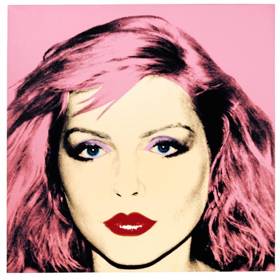 The 1980 acrylic and silkscreen ink on canvas ``Debbie Harry&#039;&#039; by Andy Warhol. Measuring 42 inches wide, is owned by a private European collector.