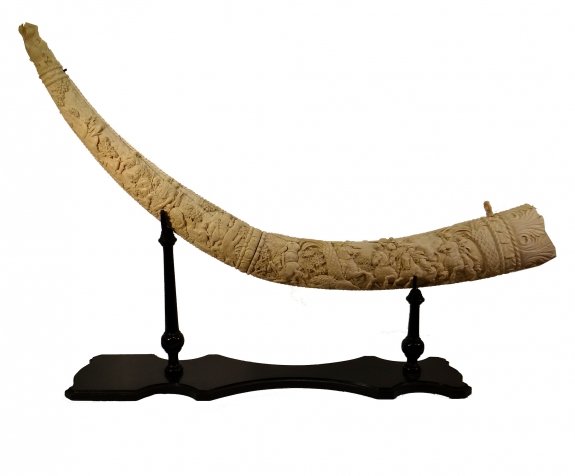 German Hunting Horn, circa 1860.