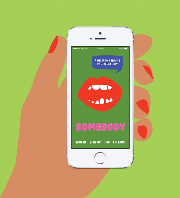 Miranda July&#039;s &#039;Somebody&#039; app.