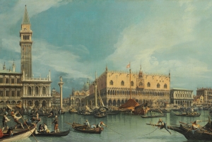 Canaletto&#039;s &#039;The Molo, Venice, from the Bacino di San Marco.&#039;