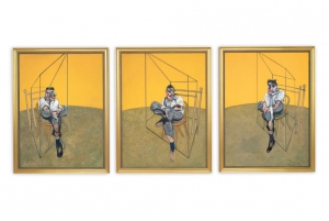 Francis Bacon&#039;s &#039;Three Studies of Lucian Freud,&#039; 1969.