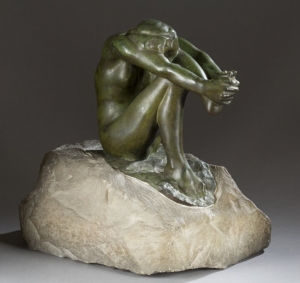 Auguste Rodin&#039;s &#039;Le Desespoir,&#039; circa 1905.