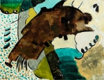 Arthur Dove (1880-1946) Yours Truly, 1927. Oil on canvas, 16 1/2 x 21 1/2 inches. Courtesy of Hirschl &amp; Adler Modern.