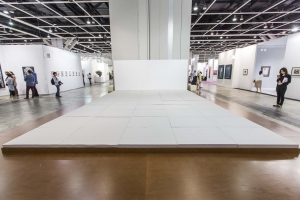 Pearl Lam at Art Basel Hong Kong 2014.