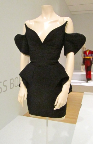 An evening dress by Thierry Mugler at the Indianapolis Museum of Art.