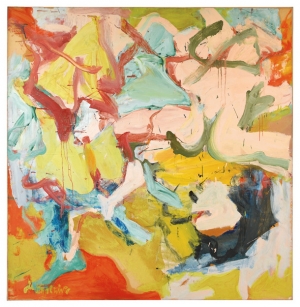 Willem de Kooning, Montauk III, 1969, oil on paper laid on canvas, 72-1/2&quot; x 70-1/2&quot; 