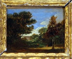 The recently rediscovered landscape painting by John Constable.