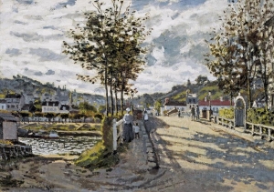 Claude Monet&#039;s &#039;The Seine at Bougival,&#039; 1869.