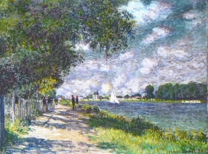 Claude Monet&#039;s &#039;La Seine à Argenteuil,&#039; 1875.