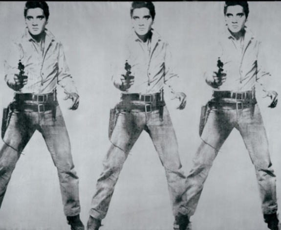 Andy Warhol&#039;s &#039;Triple Elvis.&#039;
