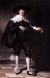 Rembrandt's portrait of Marten Soolmans.