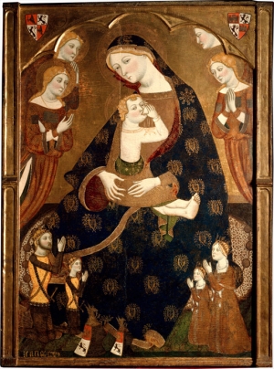 &#039;The Virgin Tobed,&quot; attributed to Jaume Serra.