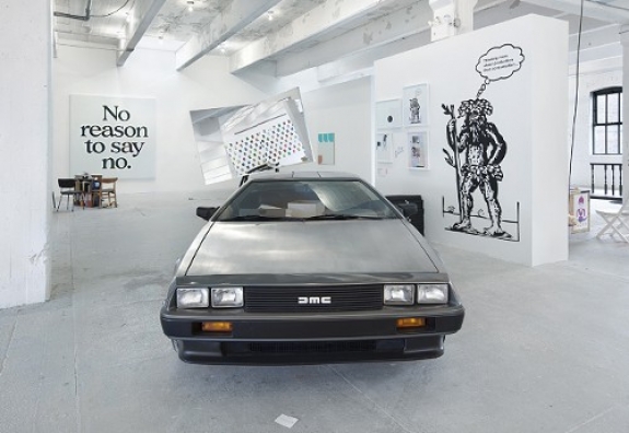 Artists Space brought a DeLorean to last year's inaugural Independent.