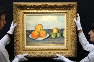 Paul Cezanne&#039;s &#039;Les Pommes&#039; acheived $41.6 million at Sotheby&#039;s in May 2013.