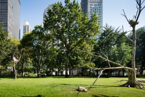 Giuseppe Penone&#039;s sculptures in Madison Square Park.