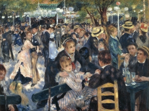 The Musee d&#039;Orsay features many Impressionist paintings, including Pierre-Auguste Renoir&#039;s &#039;Dance at Le Moulin de la Galette,&#039; 1876. 