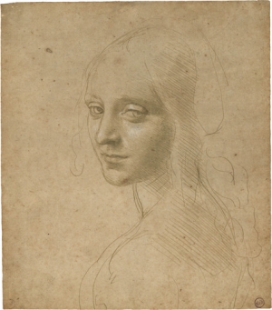 Leonardo da Vinci&#039;s &#039;Head of a Young Woman.&#039;