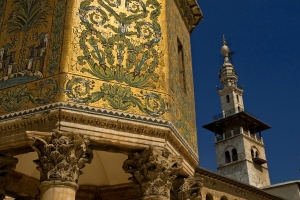 The Great Umayyed Mosque of Damascus, Syria.
